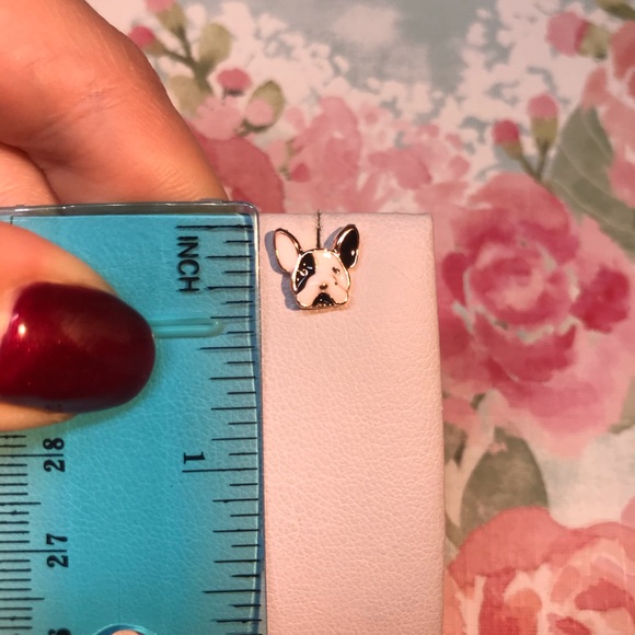 Dog Stud Earrings - Picture 2 of 2